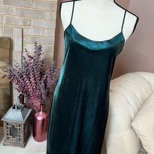 Vintage Emerald Green Slip Dress